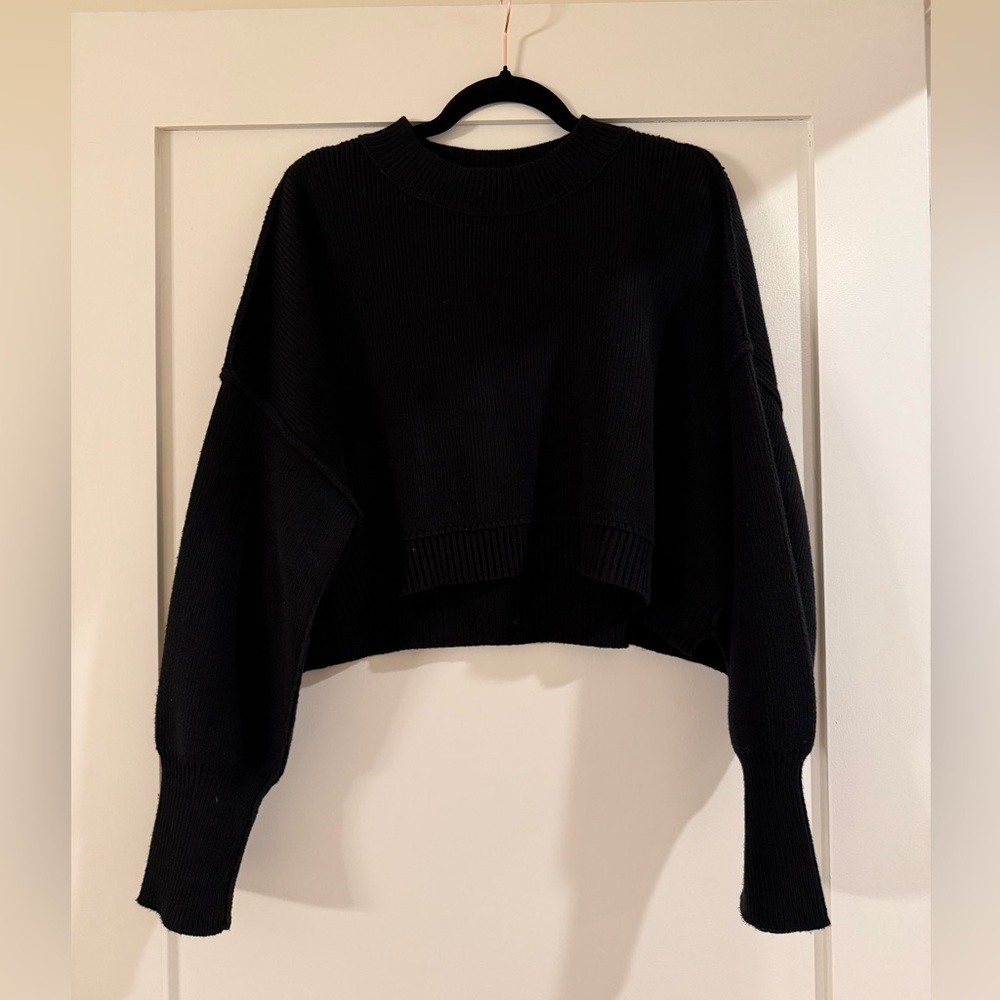 Free People Easy Street Crop Pullover